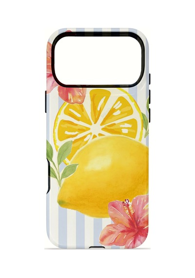 Apple iPhone Uyumlu 17 Pro Vorian Çift Katmanlı Magsafe Kılıf Lemon Blossom Coast