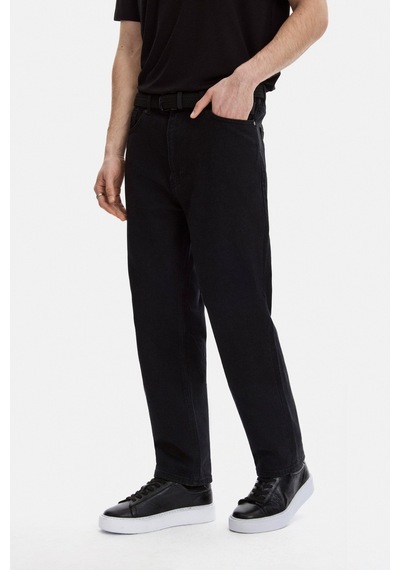 Back And Bond Siyah Tapered Fit Denim Pantolon Çok Renkli