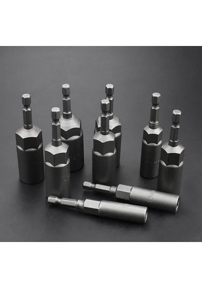 15 Parça Bits Saplı Lokma Seti Matkap Için 5,5 Mm - 19 Mm
