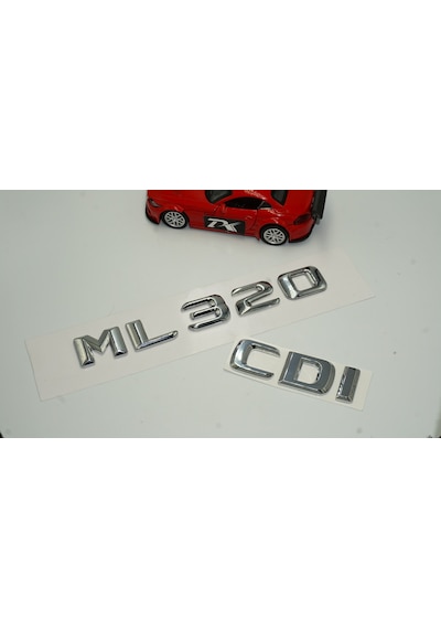 Benz ML 320 CDI Bagaj Krom Metal 3M 3D Yazı Logo