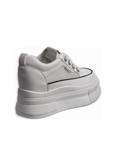 M.P MP Metroglam High-top 8.0 Kadın Bağcıklı Beyaz Sneaker-beyaz 36 Beyaz