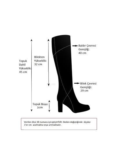 Fox Shoes Siyah Kadın Çizme J654065602
