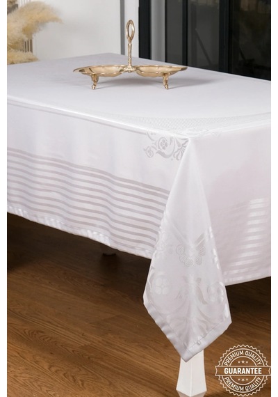 Lida Lüxjakar Bambu Kumaş Gri Masa Örtüsü 160x220 Cm - 1260 Çok Renkli