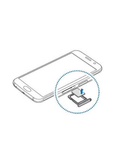 Samsung Uyumlu Galaxy S6 G920 Sim Kart Yuvası Sim Tepsisi Kızağı - Gold
