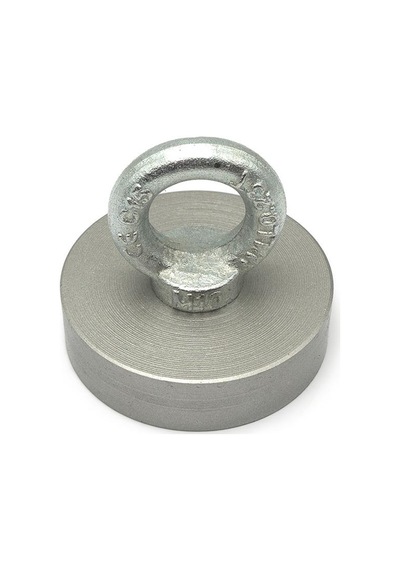 Ø70 mm Deniz Mıknatısı - Kancalı Kurtarma Mıknatısı - 150 kg Taşıma Gücü