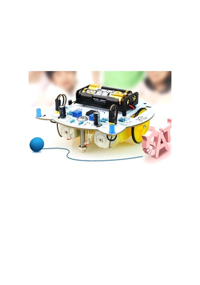 Dıy Mini Kedi Görünümlü Çizgi Takip Eden Robot Kiti