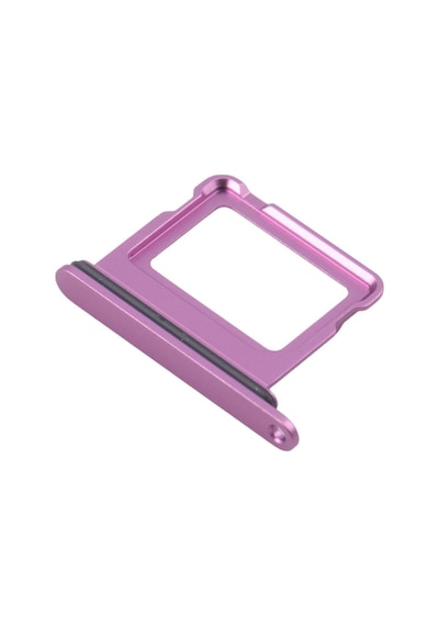 Apple Uyumlu iPhone 16 Plus Sim Çekmecesi Tek Simli Modeller İçin Sim Kart Yuvası Pembe Renk