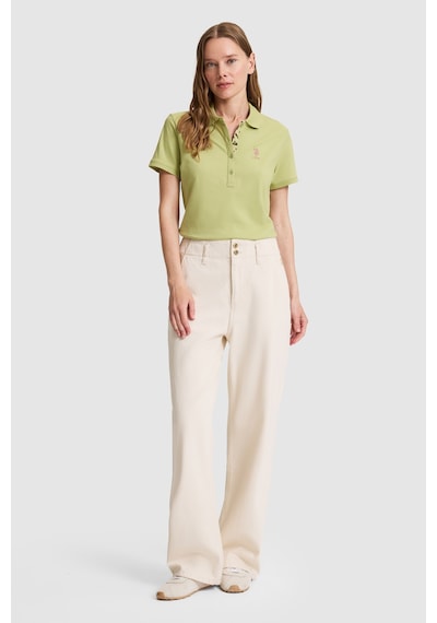 U.s. Polo Assn. Kadın Çağla Tişört Basic 50326475-vr016 Cagla