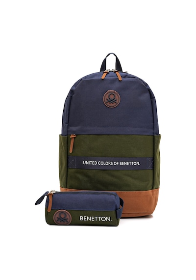 United Colors Of Benetton Okul Çanta Seti 1307273 Lacivert-yeşil