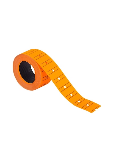 Kraf Motex Fiyat Etiketi Fosforlu Turuncu 12 X 21Mm