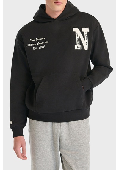 New Balance Unisex Sweat 0unh3534bk Siyah Siyah