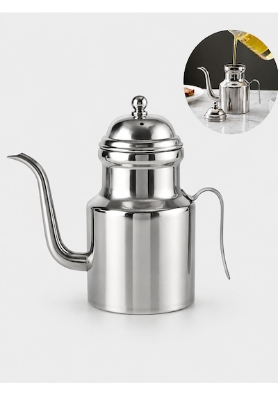 Komple 304 Çelik Silver 310 Ml Yağdanlık Sosluk Ve Sirkelik Cin596by Diğer