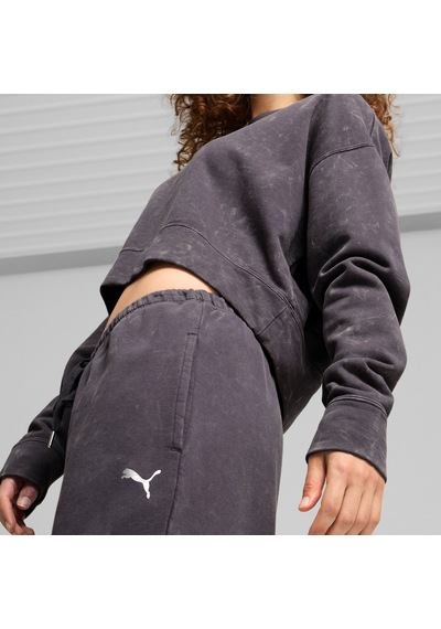 Puma Dare To Kadın Relaxed Yıkamalı Bisiklet Yaka 626799 69 Gri