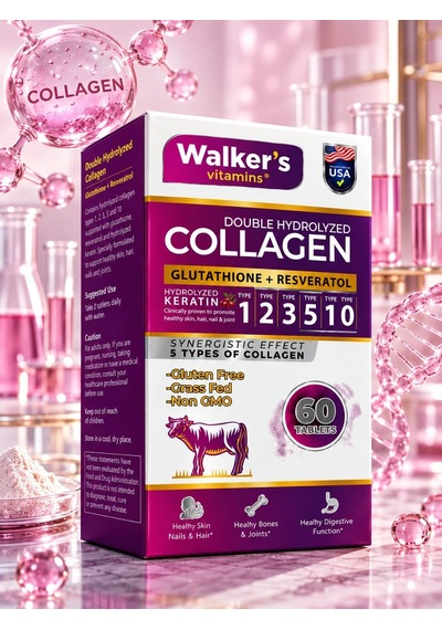 Premium 5 Tip Kolajen 3 Lü Paket Keratin Çinko Bromelain Biotin İçeren Güzellik Saç Cilt Destek Tableti
