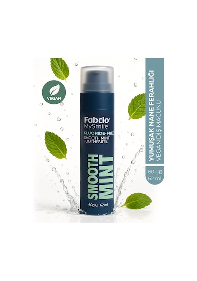 Fabcio Mysmile Florürsüz Diş Macunu Yumuşak Nane Ferahlığı Tam Koruma