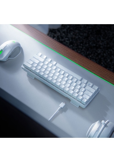 Razer Huntsman Mini Mercury Edition RZ03-03390400-R3M1 Red Switch Kablolu RGB Mekanik Oyuncu Klavye