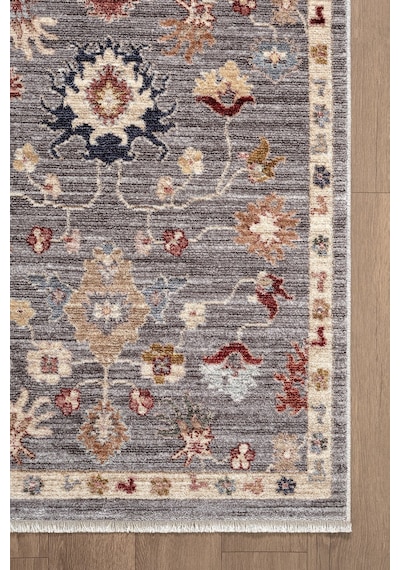 Focus Fo004r Gri Renkli Vintage Modern Salon Koridor Yatak Ve Oturma Odası Halısı-1766 Grı-renklı