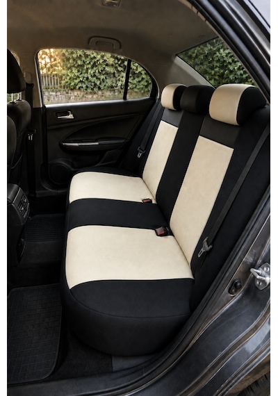 Ford Focus 2005-2020 Uyumlu Premium Tay Tüyü Oto Koltuk Kılıfı Airbag Uyumlu 2+1 Fermuarlı Kolçak Uyumlu 14170470