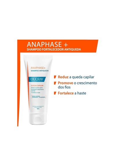 Ducray Anaphase +plus Shampoo 100ml 1 Paket Beyaz