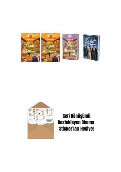 Sezen Aksın 4 Kitap Set + Okuma Sticker'ları
