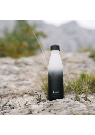 Qwetch QD3435 Degrade Renkli Isı Yalıtımlı 500 ML Termos - Siyah
