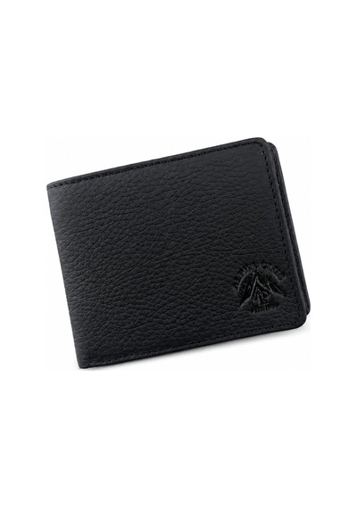 Alphaclub Bag Erkek Hakiki Deri Mat Siyah Cüzdan Ve Kartlık