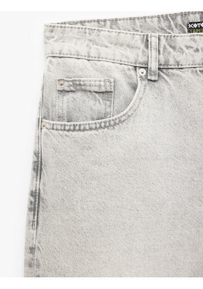Koton Normal Bel Pamuklu Tapered Fit Jean Pantolon - Joe Jean Gri 6wam40070nd Gri Koton Normal Bel Pamuklu Tapered Fit Jean Pantolon - Joe Jean Gri 6wam40070nd Gri