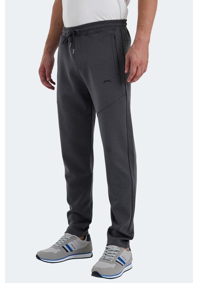 Slazenger Variable Erkek Cepli Koyu Gri Eşofman Altı Koyu Gri Füme