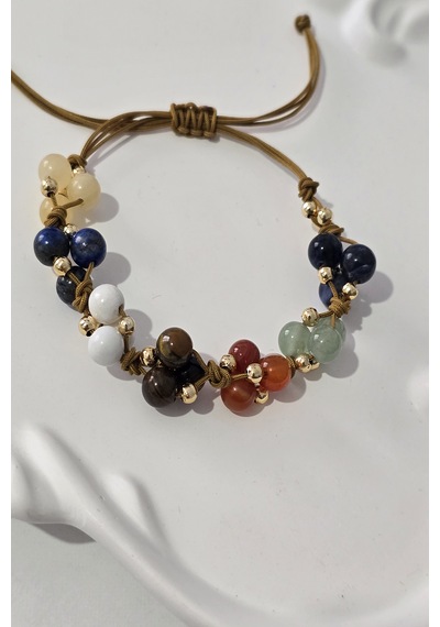 Sertifikalı 6 Mm Öğrenci Doğaltaş Bileklik Lapis Lazuli, Sodalit, Kalsit, Kaplangözü, Havlit, Karenlyan Akik, Aventurin Çok renkli Sertifikalı 6 Mm Öğrenci Doğaltaş Bileklik Lapis Lazuli, Sodalit, Kalsit, Kaplangözü, Havlit, Karenlyan Akik, Aventurin Çok renkli