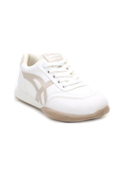 Papuçcity Dvmd 03441 Kadın Sneakers Spor Ayakkabı Beyaz