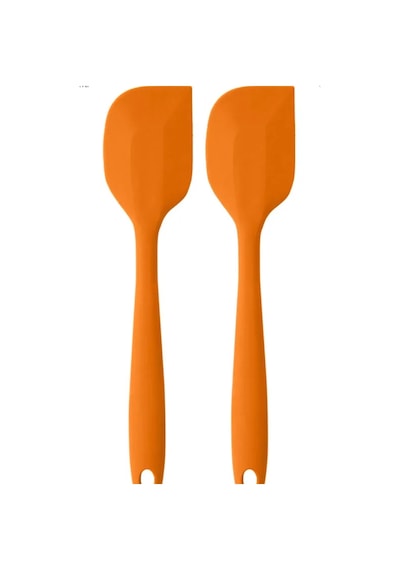Pink Rose Yanmaz Yapışmaz Silikon Yassı Spatula ,Hamur Sıyırıcı 3