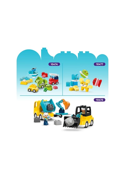 LEGO® DUPLO® Kasabası Hortumlu İtfaiye Aracı ve İtfaiyeci 10473 - 2 Yaş ve Üzeri Çocuklar için Figür İçeren Yapım Seti (28 Parça)