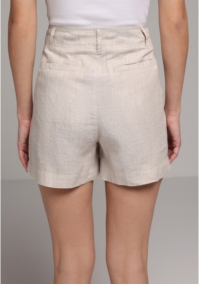 Colin's Colins Regular Fit Yüksel Bel Düz Kadın Bej Şort Cl1079123 Q1.v2 Lbg Light Beige