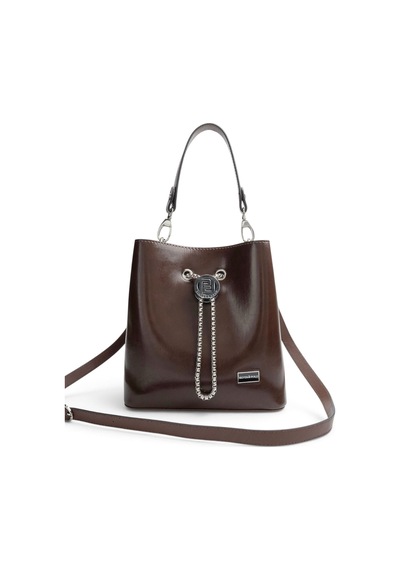 Silver & Polo Silver Polo Kahve - Kahve Düz Cilt Kadın Çapraz Çanta Sp967