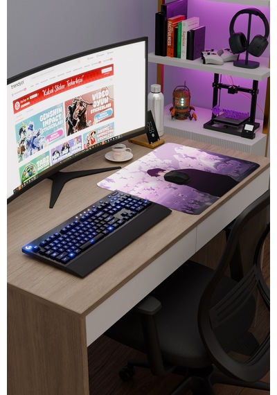 Solo Leveling Anime V5 - 48x40 Xl Gaming Kauçuk Kaymaz Taban Mouse Pad Fare Altlığı