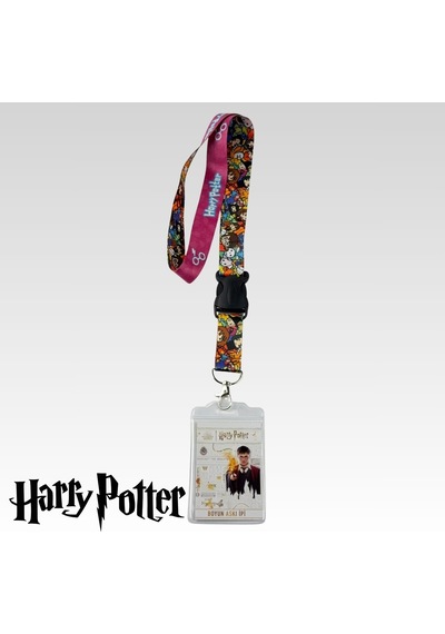 Bak Gel Al Harry Potter Chibi Karakterler Lisanslı Boyun Askı İpi, Hogwarts Lanyard Seti, - Bgaharryip006