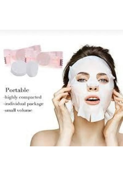 Suda Büyüyen Havlu Maske 11 Adet&kabı