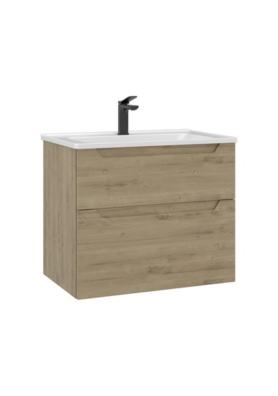 Orka Messina 65 Cm Meşe Banyo Dolabı Alt Modül Lavabo Meşe Orka Messina 65 Cm Meşe Banyo Dolabı Alt Modül Lavabo Meşe