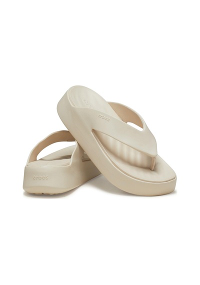 Crocs Getaway Platform Flip Kadın Terlik Cr209410 Crc.160 Bej