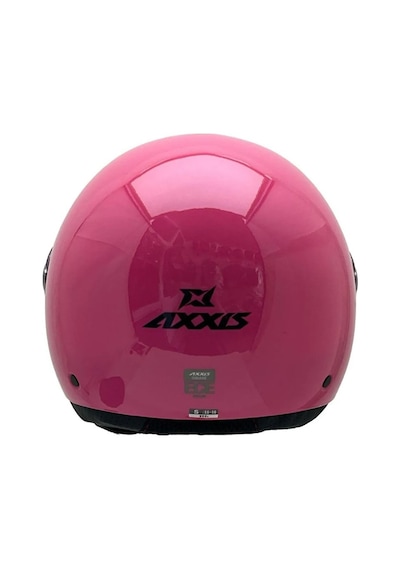Axxıs Square Ece/Ce Onaylı Gloss Pink Açık Yarım Motosiklet Kaskı Pembe