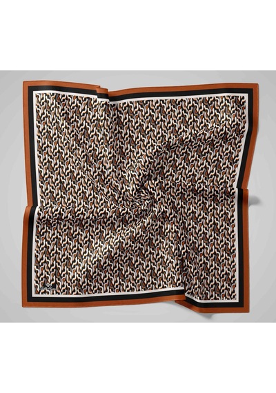 Silk Home Aura Eşarp 140006-08 Kiremit, Siyah, Beyaz, Füme, Turuncu