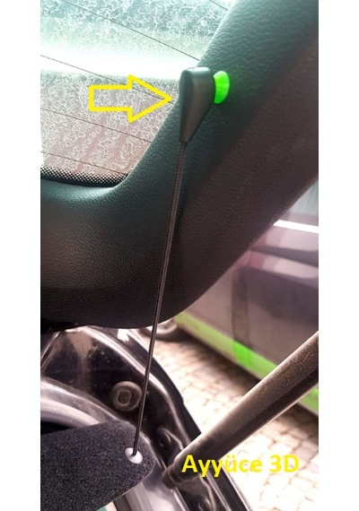 Ayyüce 3d, Skoda Karoq Bagaj Pandizot İpi Pimi 2x, Siyah