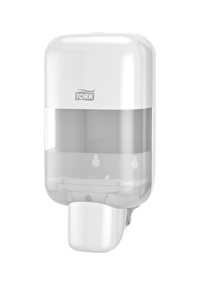 Tork 565200 Dozaj Ayarlı Mini Köpük Ve Sıvı Sabun Dispanseri Beyaz Beyaz