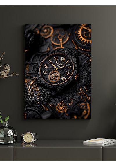Pusula Canvas Tablo Ev Ofis Mutfak Dekorasyonu Kanvas Duvar Tablo