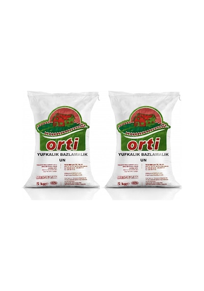 Orti Yufkalık - Bazlamalık Un 2 x 5 KG