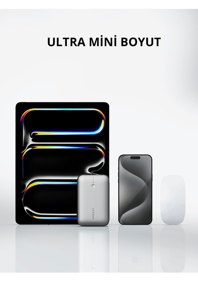 Aukey Pb-y57-wh 22.5w 20000 Mah Pd Ve Qc 3.0 Destekli Type-c Usb-a Powerbank - Beyaz