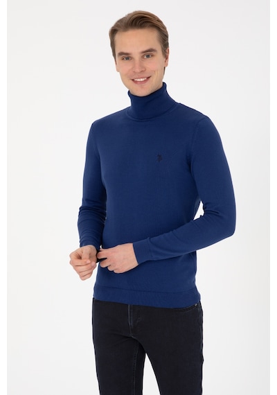 U.s. Polo Assn. Erkek İndigo Kazak /triko 50313640-vr028 Indıgo