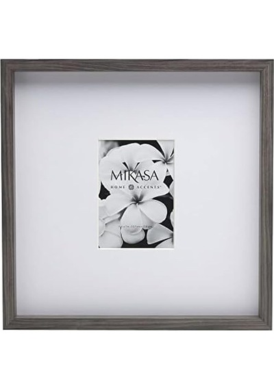 Galeri 5x7 İnç Mat Resim Çerçevesi, 40x40-mat 12x16, Gri