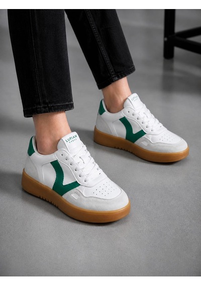 Lufian 121230058 Elsa Deri Unisex Sneaker Ayakkabı Yeşil