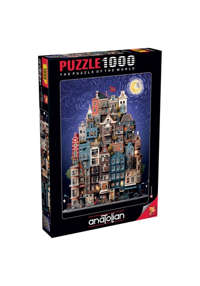 Anatolian 1000 Parçalık Puzzle - Amsterdam Starry Night 1183